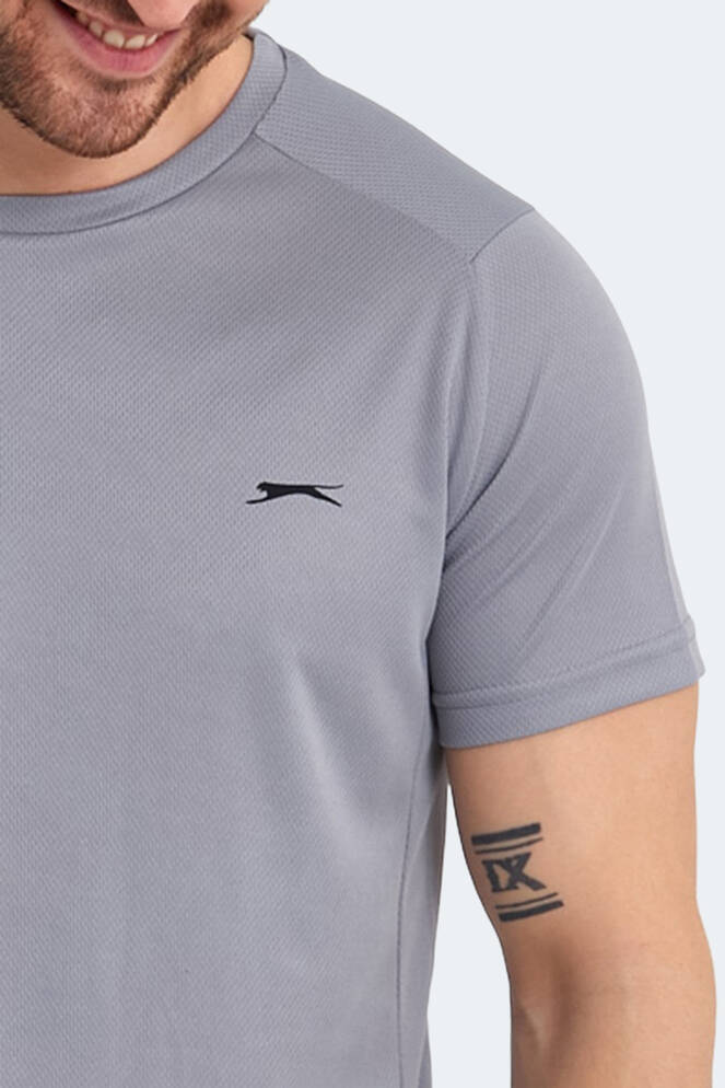 Slazenger RUYA Erkek Kısa Kollu T-Shirt Gri