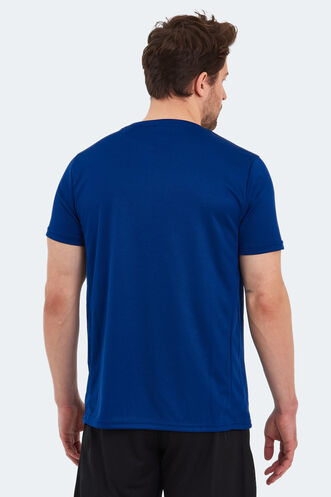 Slazenger RUYA Erkek Kısa Kollu T-Shirt Lacivert - Thumbnail