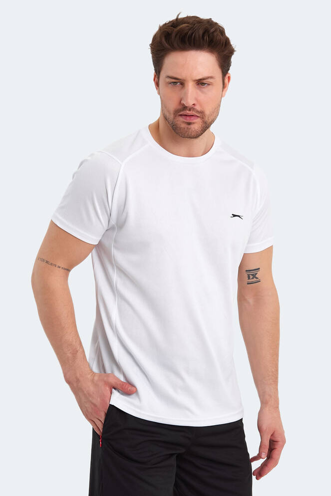 Slazenger RUYA Erkek Kısa Kollu T-Shirt Beyaz