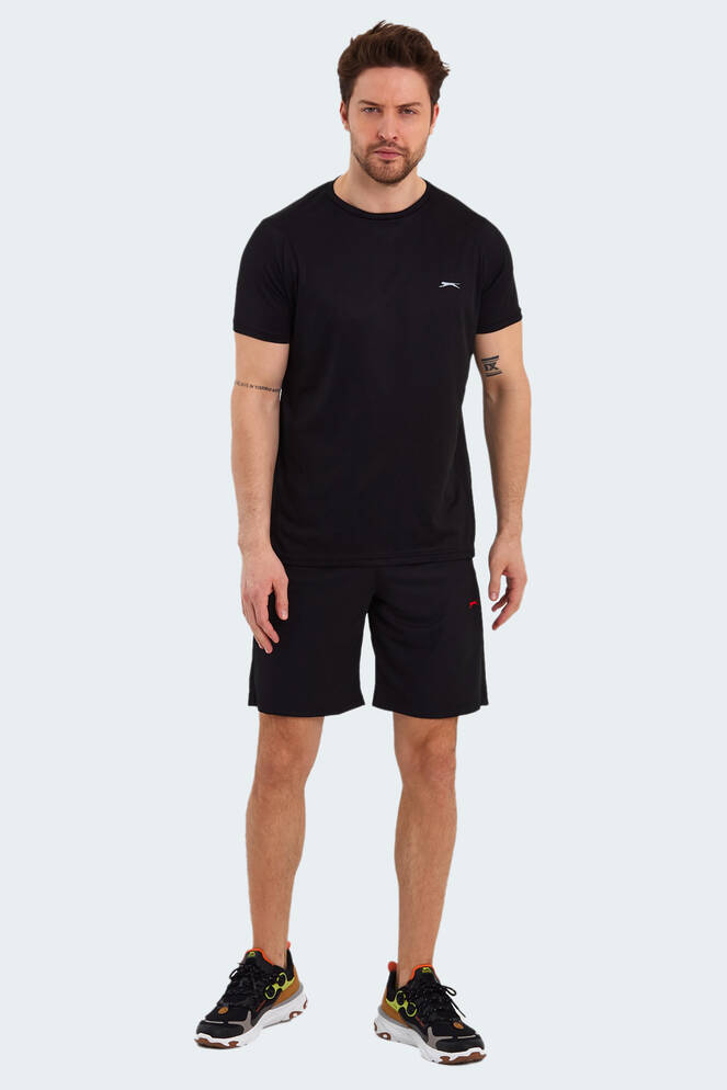 Slazenger RUYA Men's Short Sleeve T-Shirt Black