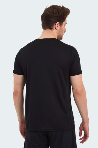 Slazenger RUYA Men's Short Sleeve T-Shirt Black - Thumbnail