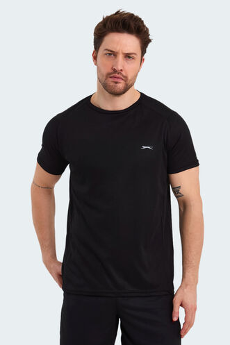 Slazenger - Slazenger RUYA Men's Short Sleeve T-Shirt Black