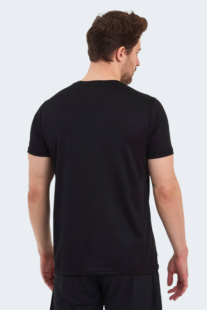 Slazenger RUYA Men's Short Sleeve T-Shirt Black