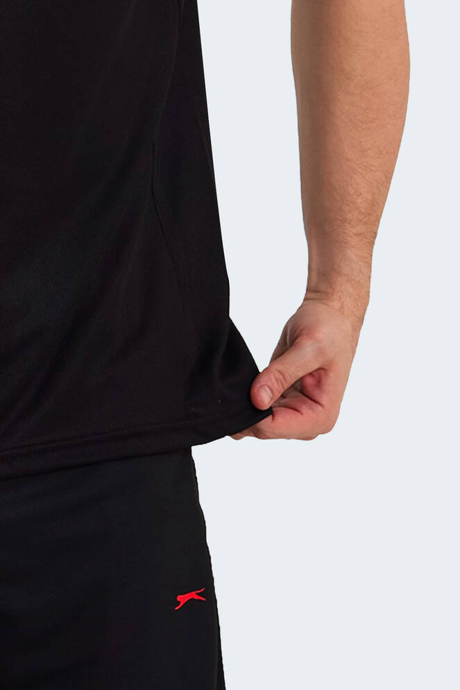 Slazenger RUYA Men's Short Sleeve T-Shirt Black