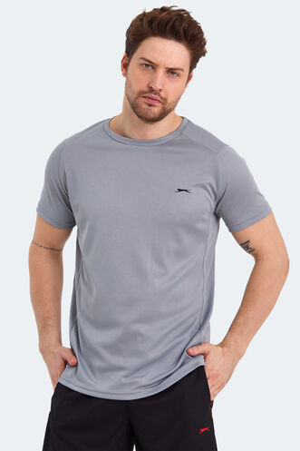 Slazenger RUYA Men's Short Sleeve T-Shirt Gray - Thumbnail