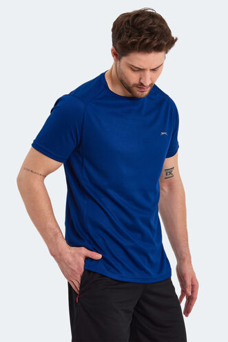 Slazenger RUYA Men's Short Sleeve T-Shirt Navy - Thumbnail