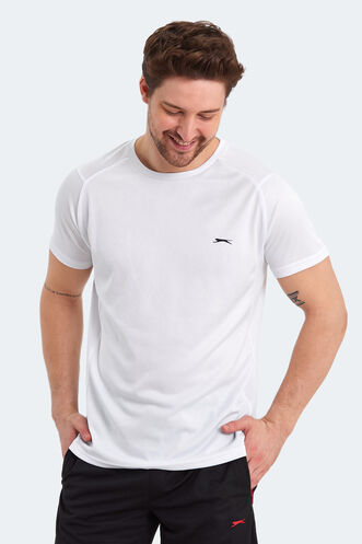 Slazenger RUYA Men's Short Sleeve T-Shirt White - Thumbnail