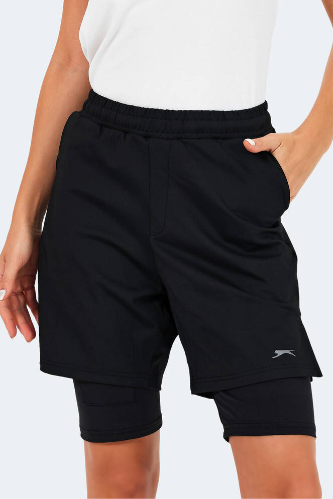 Slazenger SABLE K Kadın Şort Siyah