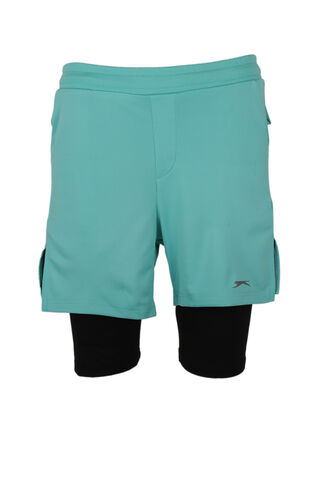 Slazenger SABLE K Kadın Şort Turkuaz - Thumbnail