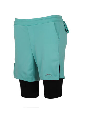 Slazenger SABLE K Kadın Şort Turkuaz - Thumbnail