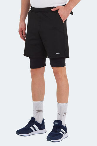 Slazenger SABLE Men's Shorts Black - Thumbnail