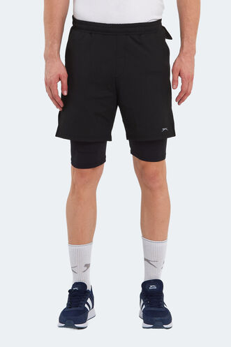 Slazenger SABLE Men's Shorts Black - Thumbnail