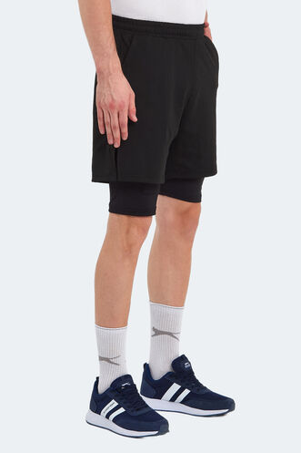 Slazenger SABLE Men's Shorts Black - Thumbnail