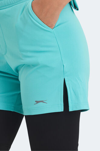 Slazenger SABLE K Women's Shorts Turquoise - Thumbnail