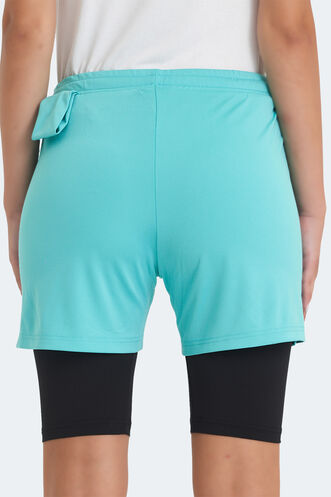 Slazenger SABLE K Women's Shorts Turquoise - Thumbnail