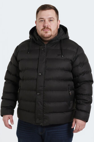 Slazenger - Slazenger SALINE Large Size Men's Jacket Black