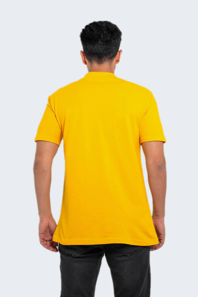 Slazenger SALVATOR Büyük Beden Erkek Polo T-Shirt Hardal