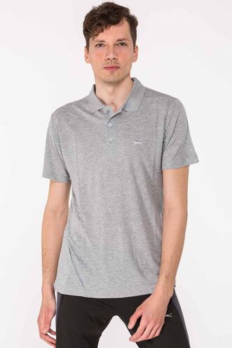 Slazenger SALVATOR Erkek Kısa Kollu T-Shirt Gri - Thumbnail