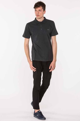 Slazenger SALVATOR Erkek Kısa Kollu T-Shirt Koyu Gri - Thumbnail
