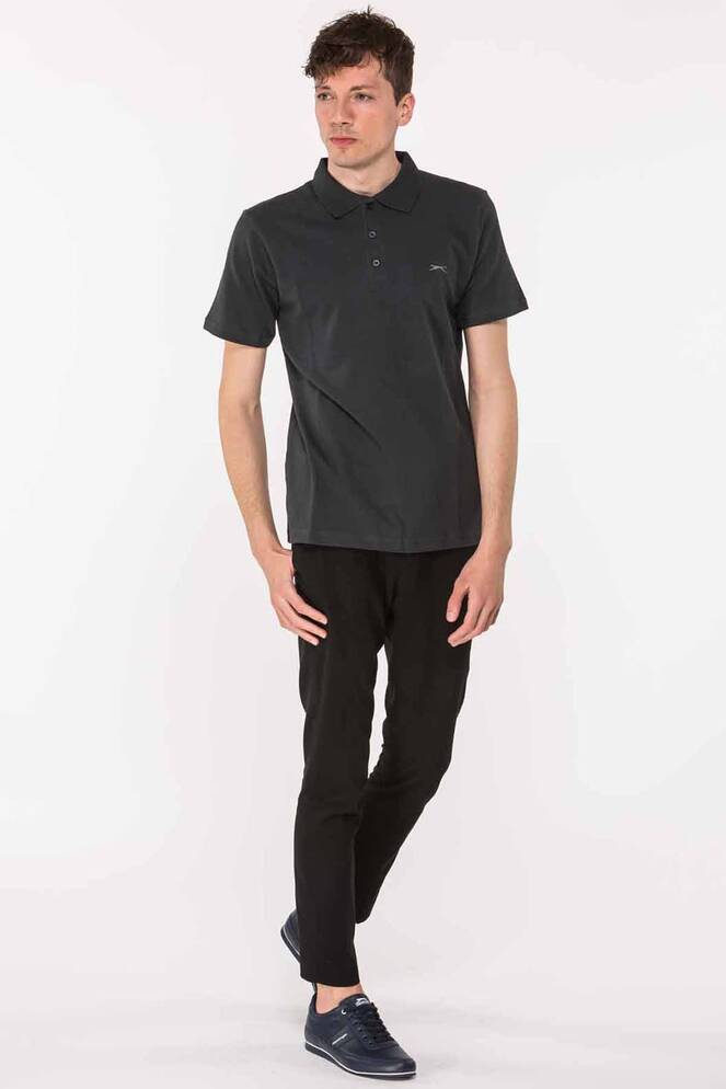 Slazenger SALVATOR Erkek Kısa Kollu T-Shirt Koyu Gri
