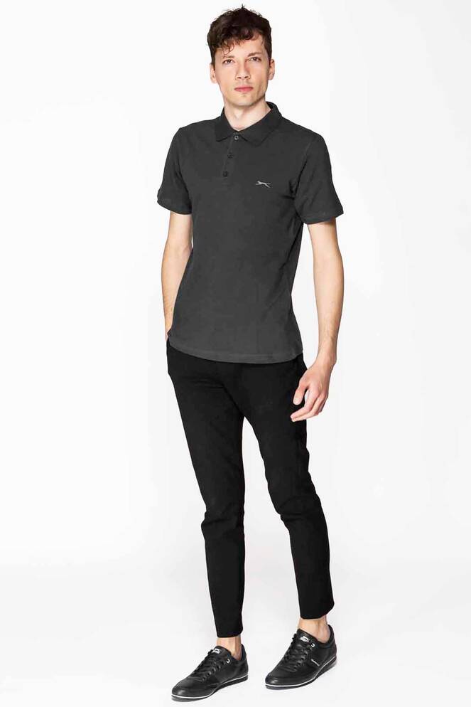 Slazenger SALVATOR Erkek Kısa Kollu T-Shirt Koyu Gri