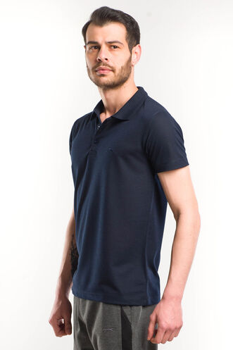 Slazenger SALVATOR Erkek Kısa Kollu T-Shirt Lacivert - Thumbnail