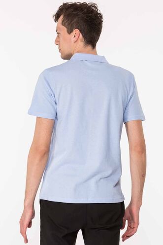 Slazenger SALVATOR Erkek Kısa Kollu T-Shirt Mavi - Thumbnail