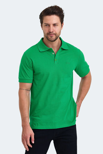 Slazenger SALVATOR Erkek Kısa Kollu T-Shirt Yeşil - Thumbnail