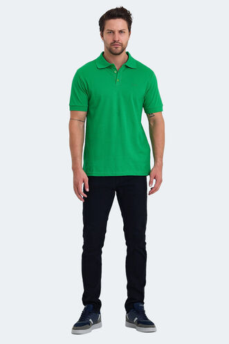 Slazenger SALVATOR Erkek Kısa Kollu T-Shirt Yeşil - Thumbnail