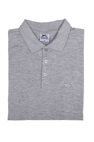 Slazenger SALVATOR Men's Short Sleeve T-Shirt Gray - Thumbnail