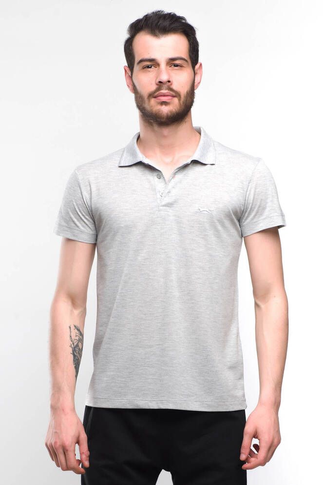 Slazenger SALVATOR Men's Short Sleeve T-Shirt Gray