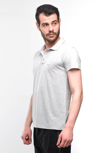 Slazenger SALVATOR Men's Short Sleeve T-Shirt Gray - Thumbnail