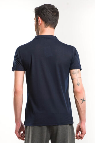 Slazenger SALVATOR Men's Short Sleeve T-Shirt Navy - Thumbnail