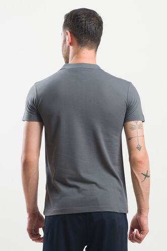 Slazenger SALVATOR Men's Short Sleeve T-Shirt Anthracite - Thumbnail