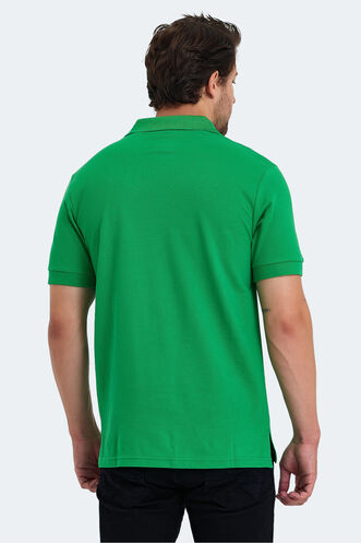 Slazenger SALVATOR Men's Short Sleeve T-Shirt Green - Thumbnail