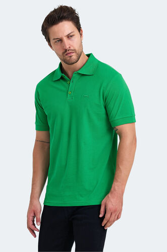Slazenger SALVATOR Men's Short Sleeve T-Shirt Green - Thumbnail