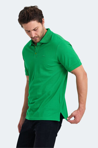 Slazenger SALVATOR Men's Short Sleeve T-Shirt Green - Thumbnail