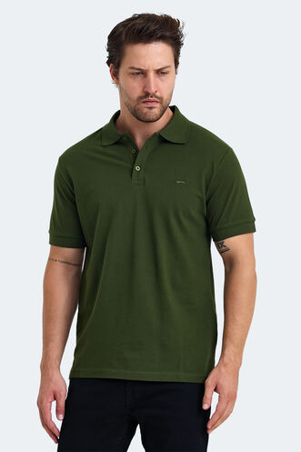Slazenger SALVATOR Men's T-Shirt Olive - Thumbnail
