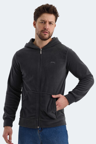 Slazenger SAMSON Men's Fleece Dark Grey - Thumbnail