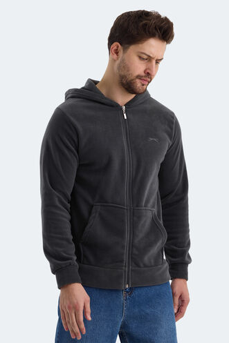 Slazenger SAMSON Men's Fleece Dark Grey - Thumbnail