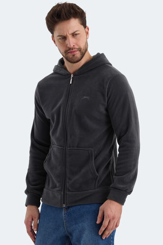 Slazenger SAMSON Men's Fleece Dark Grey - Thumbnail