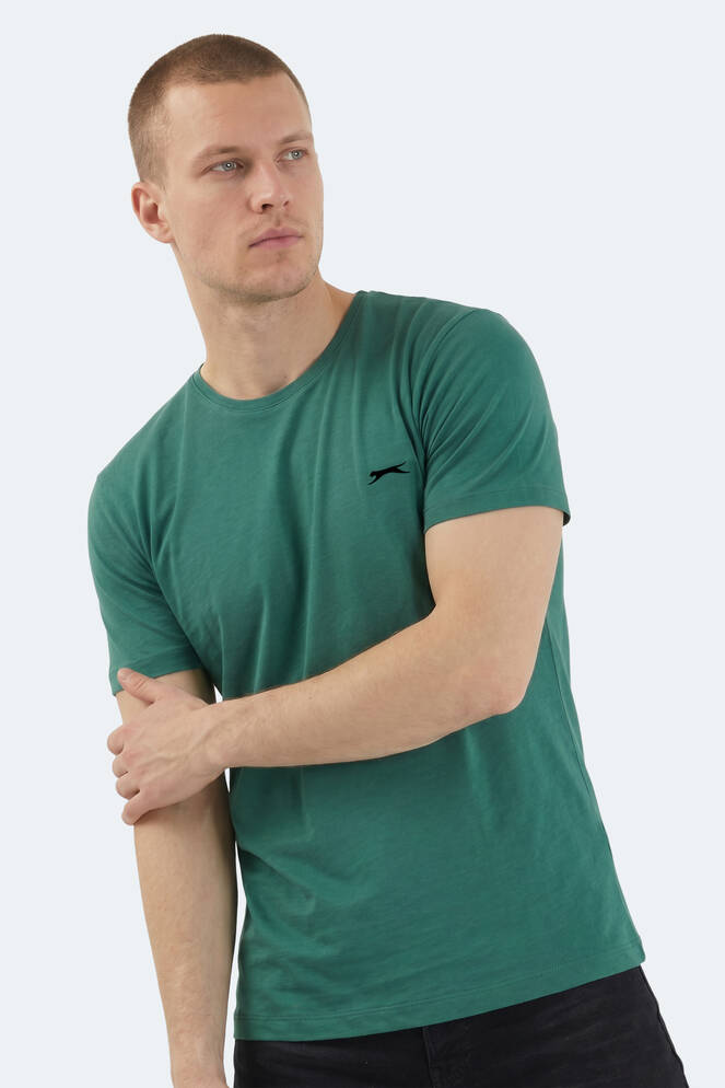 Slazenger SANDER KTN Erkek Koyu Yeşil Tişört