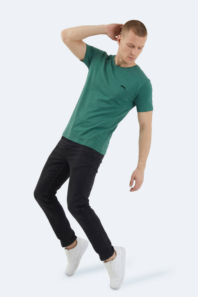 Slazenger SANDER KTN Erkek Koyu Yeşil Tişört