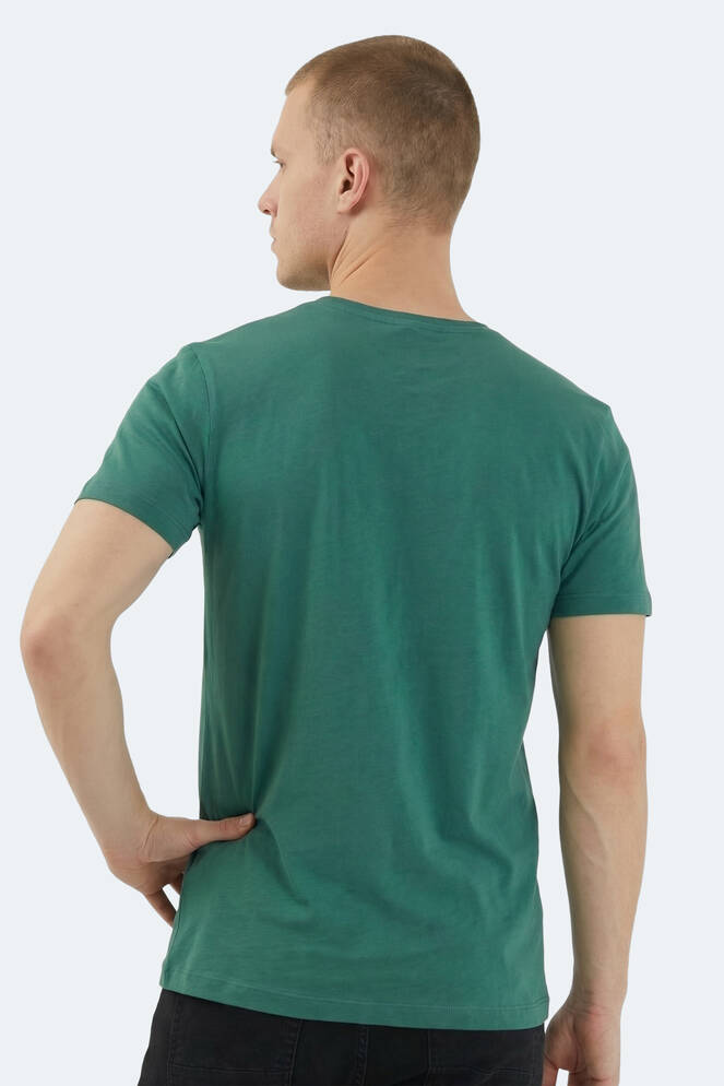 Slazenger SANDER KTN Erkek Koyu Yeşil Tişört