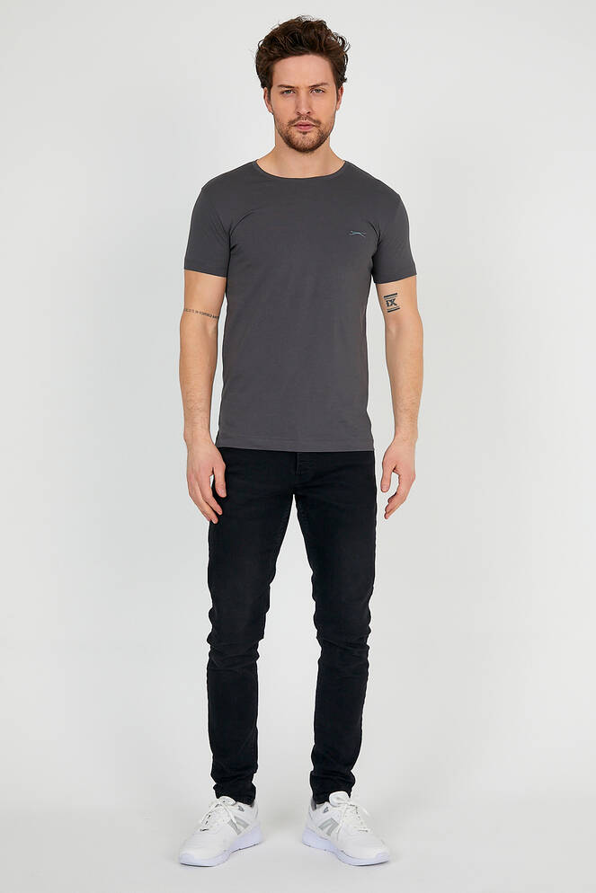 Slazenger SANDER Men's Short Sleeve T-Shirt Dark Grey