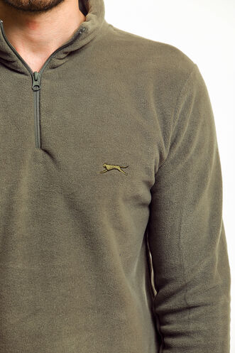 Slazenger SANNE Men's Fleece Khaki - Thumbnail