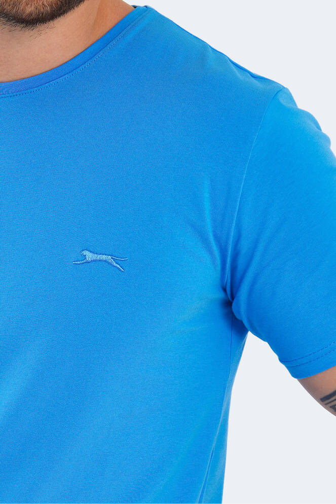 Slazenger SANNI Erkek Kısa Kollu T-Shirt Mavi