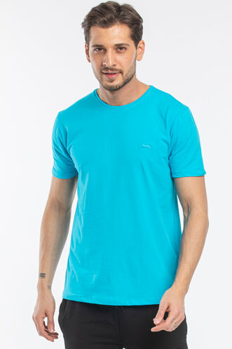 Slazenger - Slazenger SANNI Erkek Kısa Kollu T-Shirt Turkuaz