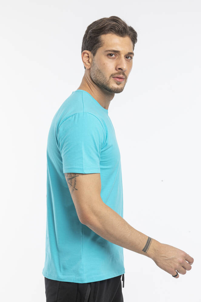 Slazenger SANNI Erkek Kısa Kollu T-Shirt Turkuaz - Yeşil