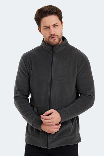 Slazenger SANSA Men's Fleece Dark Gray - Thumbnail